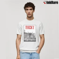Men’s Rocky Balboa Movie Poster Classic T-Shirt in white | Soft, Breathable Everyday Wear