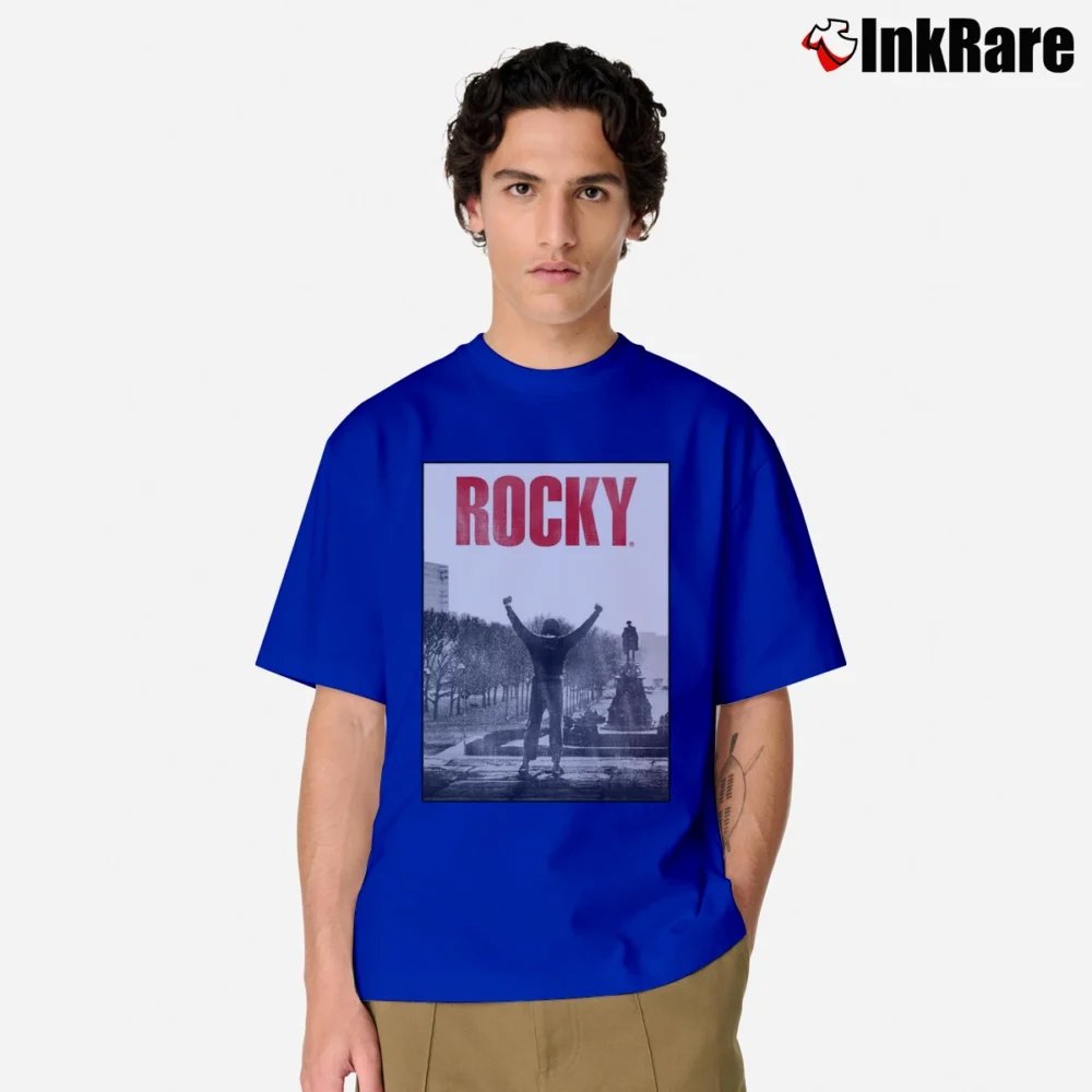 Men’s Rocky Balboa Movie Classic T-Shirt in royal blue | Soft, Breathable Everyday Wear