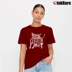 Women’s Rodeo Bull Arfar Signature T-Shirt in maroon | Soft, Flattering Fit