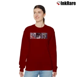 Women’s Roger Waters In The Flesh 90s Tour Relaxed Sweatshirt in maroon | Soft, Laid-Back Vibe