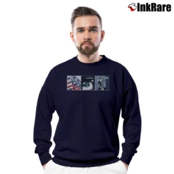 Men’s Roger Waters In The Flesh 90s Tour Crewneck Sweatshirt in navy | Cozy Fabric, Clean Style