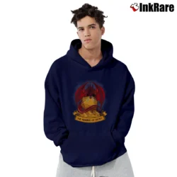 Men’s Roll Dragon D20 Dice RPG Pullover Hoodie in navy | Cozy, Durable, Modern Fit