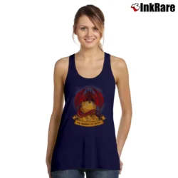 Women’s Roll Dragon D20 Dice RPG Tank Top in navy | Lightweight, Movement-Friendly