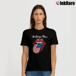 Women’s Rolling Stones 1981 North American Tour Rock Signature T-Shirt in black | Soft, Flattering Fit