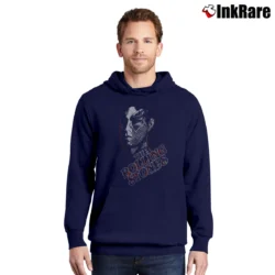 Men’s Rolling Stones 1981 Tattoo You 1980s Keith Richards for Rock Fans Pullover Hoodie in navy | Cozy, Durable, Modern Fit