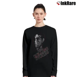 Women’s Rolling Stones 1981 Tattoo You 1980s Keith Richards for Rock Fans Long-Sleeve Top in black | Sleek, Versatile, All-Season