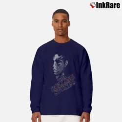 Men’s Rolling Stones 1981 Tattoo You 1980s Keith Richards for Rock Fans Long-Sleeve Shirt in navy | Sleek, Lightweight, Year-Round Wear