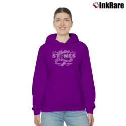 Women’s Rolling Stones Call Me The Tumblin Dice Cozy Hoodie in purple | Warm, Structured, Stylish
