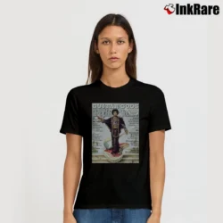 Women’s Rolling Stones Jimi Hendrix Guitar Gods Signature T-Shirt in black | Soft, Flattering Fit