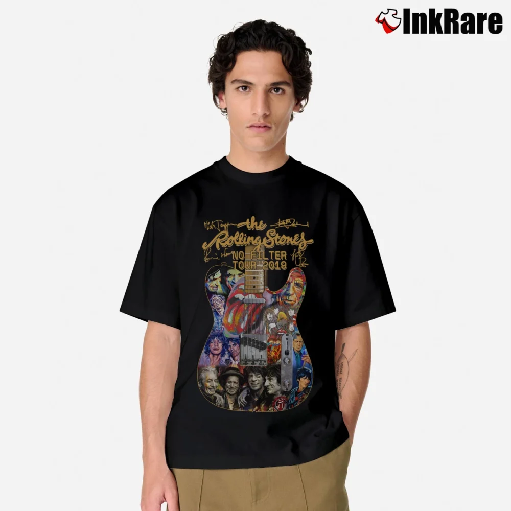 Men’s Rolling Stones New Dates No Filter Tour 2019 for Fans Classic T-Shirt in black | Soft, Breathable Everyday Wear
