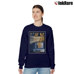Women’s Rolling Stones No Filter 2019 Foxborough Tour for Rock Fans Relaxed Sweatshirt in navy | Soft, Laid-Back Vibe
