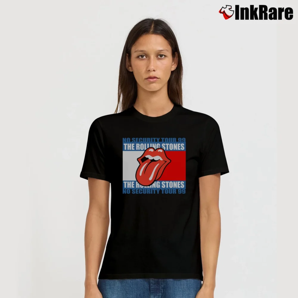 Women’s Rolling Stones No Security Tour Signature T-Shirt in black | Soft, Flattering Fit