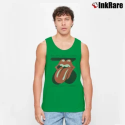 Men’s Rolling Stones Sucking In The Seventies Classic Tank Top in irish green | Breathable, Active-Friendly Design