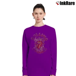 Women’s Rolling Stones Tattoo You Tour 1981 Long-Sleeve Top in purple | Sleek, Versatile, All-Season