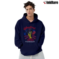 Men’s Rolling Stones Voodo Lounge World Tour Pullover Hoodie in navy | Cozy, Durable, Modern Fit