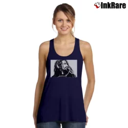 Women’s Rolling Stones With British Flag Over Us Tank Top in navy | Lightweight, Movement-Friendly