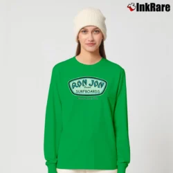 Women’s Ron Jon Custom Surfboards Graphic Long-Sleeve Top in irish green | Sleek, Versatile, All-Season