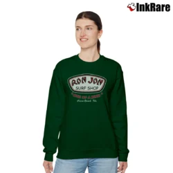 Women’s Ron Jon Graphic Product Relaxed Sweatshirt in forest green | Soft, Laid-Back Vibe