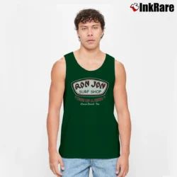 Men’s Ron Jon Graphic Product Tank Top in forest green | Breathable, Active-Friendly Design