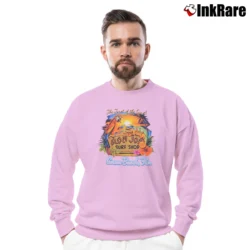 Men’s Ron Jon Surf Shop Cocoa Beach Crewneck Sweatshirt in light pink | Cozy Fabric, Clean Style
