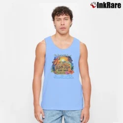 Men’s Ron Jon Surf Shop Cocoa Beach Tank Top in light blue | Breathable, Active-Friendly Design
