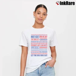 Women’s Rookie of The Year Quotes for Sports Movie Fans Signature T-Shirt in white | Soft, Flattering Fit