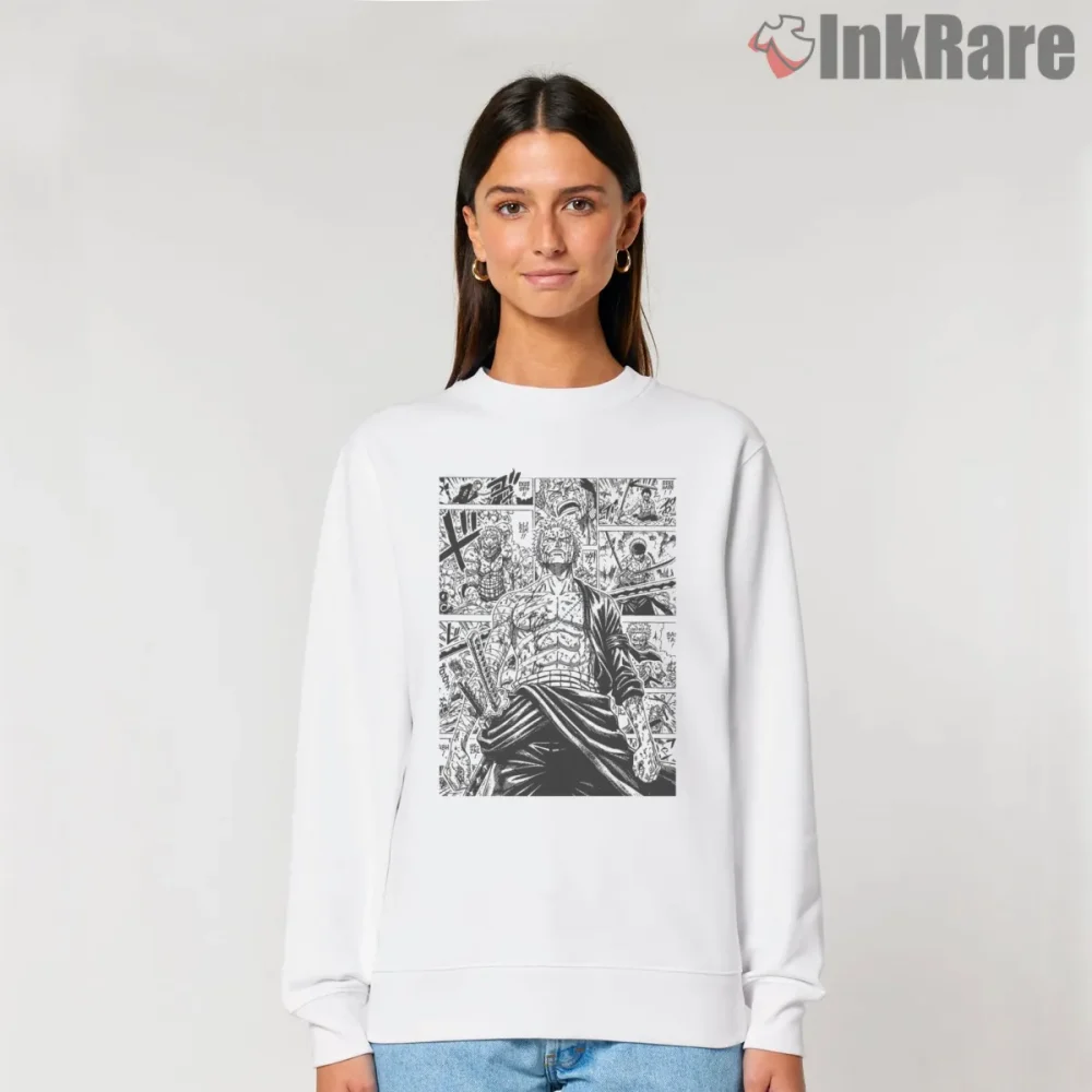 Roronoa Zoro Manga Warrior Panel Anime Shirt on graphic shirt for women graphic tee