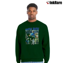 Men’s Rory McIlroy Retro Bootleg for Golf Fans Crewneck Sweatshirt in forest green | Cozy Fabric, Clean Style