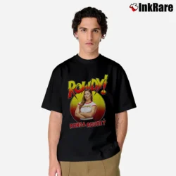 Men’s Rowdy Ronda Rousey WWE Gradient Classic T-Shirt in black | Soft, Breathable Everyday Wear