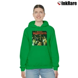 Women’s Roxy Music Manifesto Album Band Cozy Hoodie in irish green | Warm, Structured, Stylish
