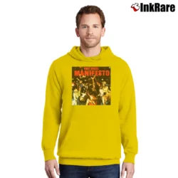 Men’s Roxy Music Manifesto Album Band Pullover Hoodie in yellow | Cozy, Durable, Modern Fit