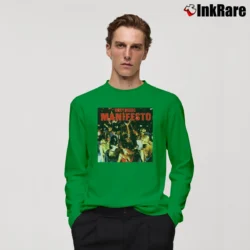 Men’s Roxy Music Manifesto Album Band Long-Sleeve Shirt in irish green | Sleek, Lightweight, Year-Round Wear