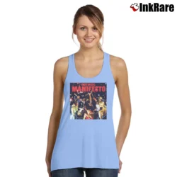 Women’s Roxy Music Manifesto Album Band Tank Top in light blue | Lightweight, Movement-Friendly