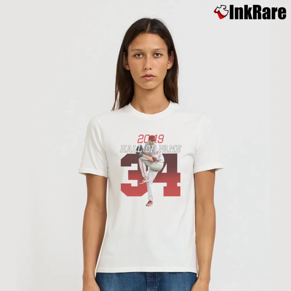Women’s Roy Halladay Philadelphia Legend Signature T-Shirt in white | Soft, Flattering Fit