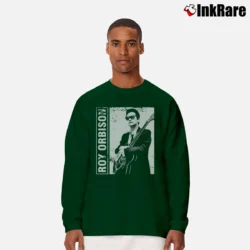 Men’s roy orbison vintage classic rock legend Long-Sleeve Shirt in forest green | Sleek, Lightweight, Year-Round Wear