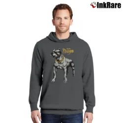 Men’s Rude Dogs Pitbull 90s Graphic Pullover Hoodie in charcoal | Cozy, Durable, Modern Fit