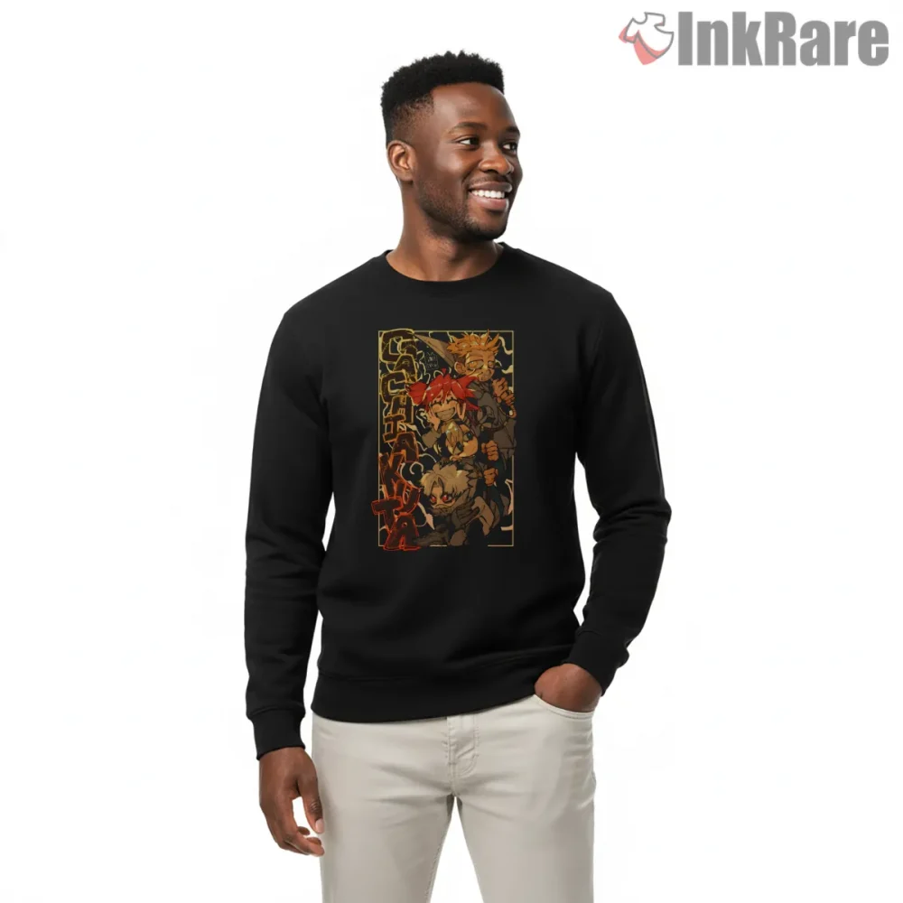 Rudo Character Duo Dynamic Action Gachiakuta Shirt on graphic shirt for men graphic tee