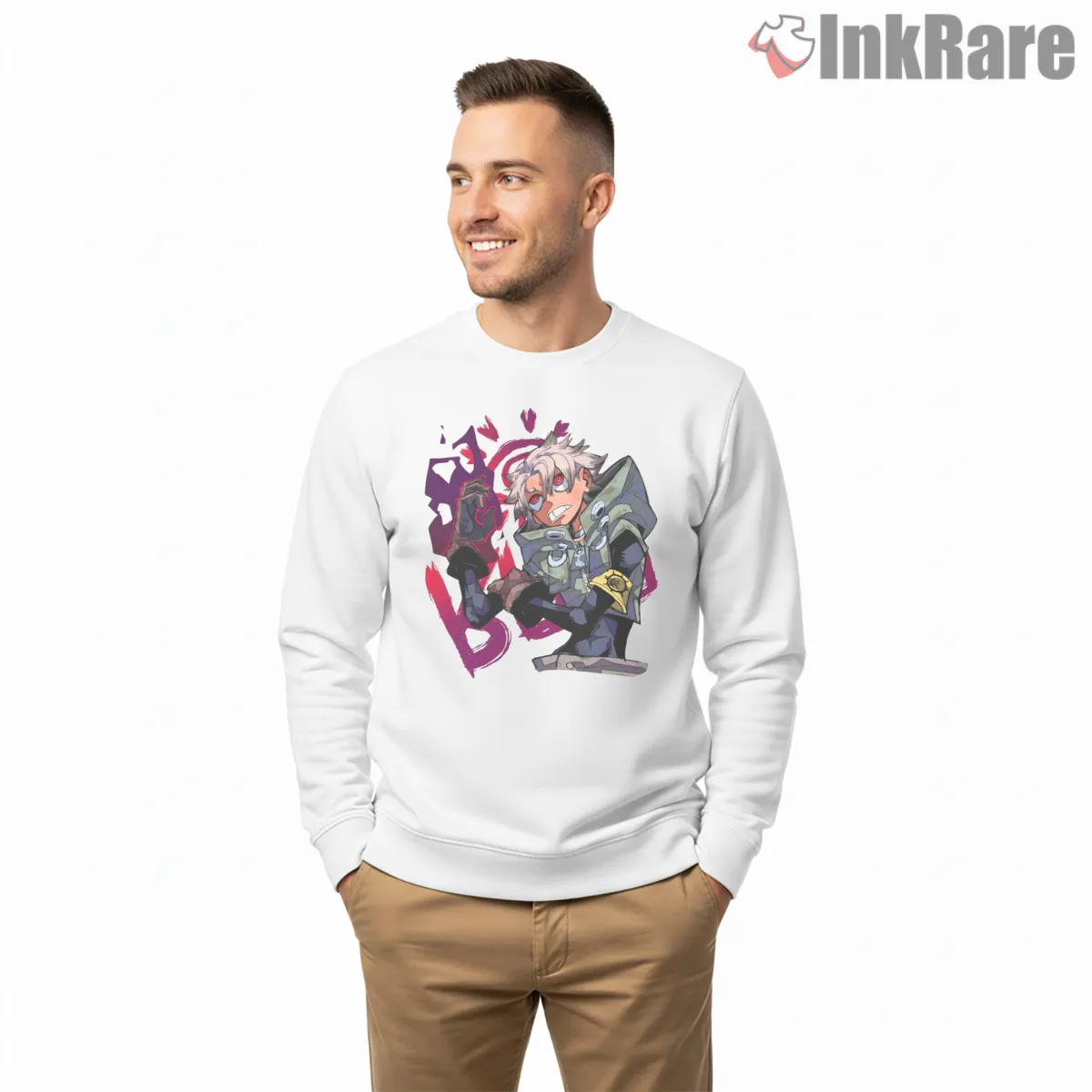 Rudo Chibi Style Color Splash Anime Shirt on graphic shirt for men graphic tee