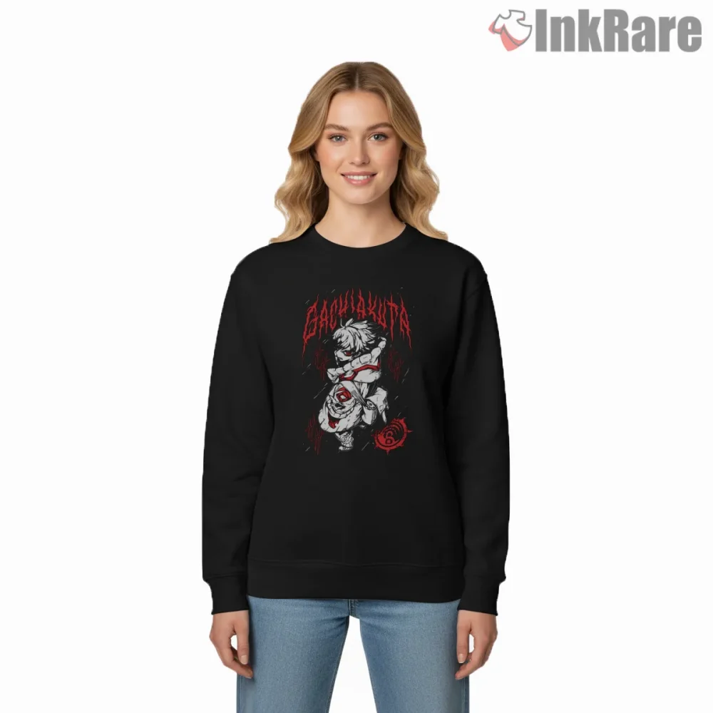 Rudo Dark Rage Red Grunge Chaos Anime Shirt on graphic shirt for women graphic tee