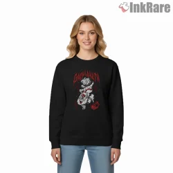 Rudo Dark Rage Red Grunge Chaos Anime Shirt on graphic shirt for women graphic tee