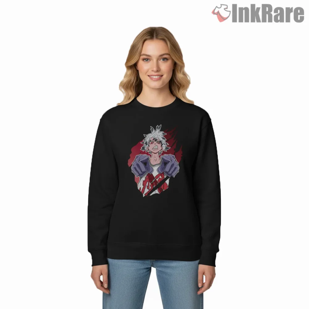 Rudo Intense Expression Close Portrait Gachiakuta Shirt on graphic shirt for women graphic tee