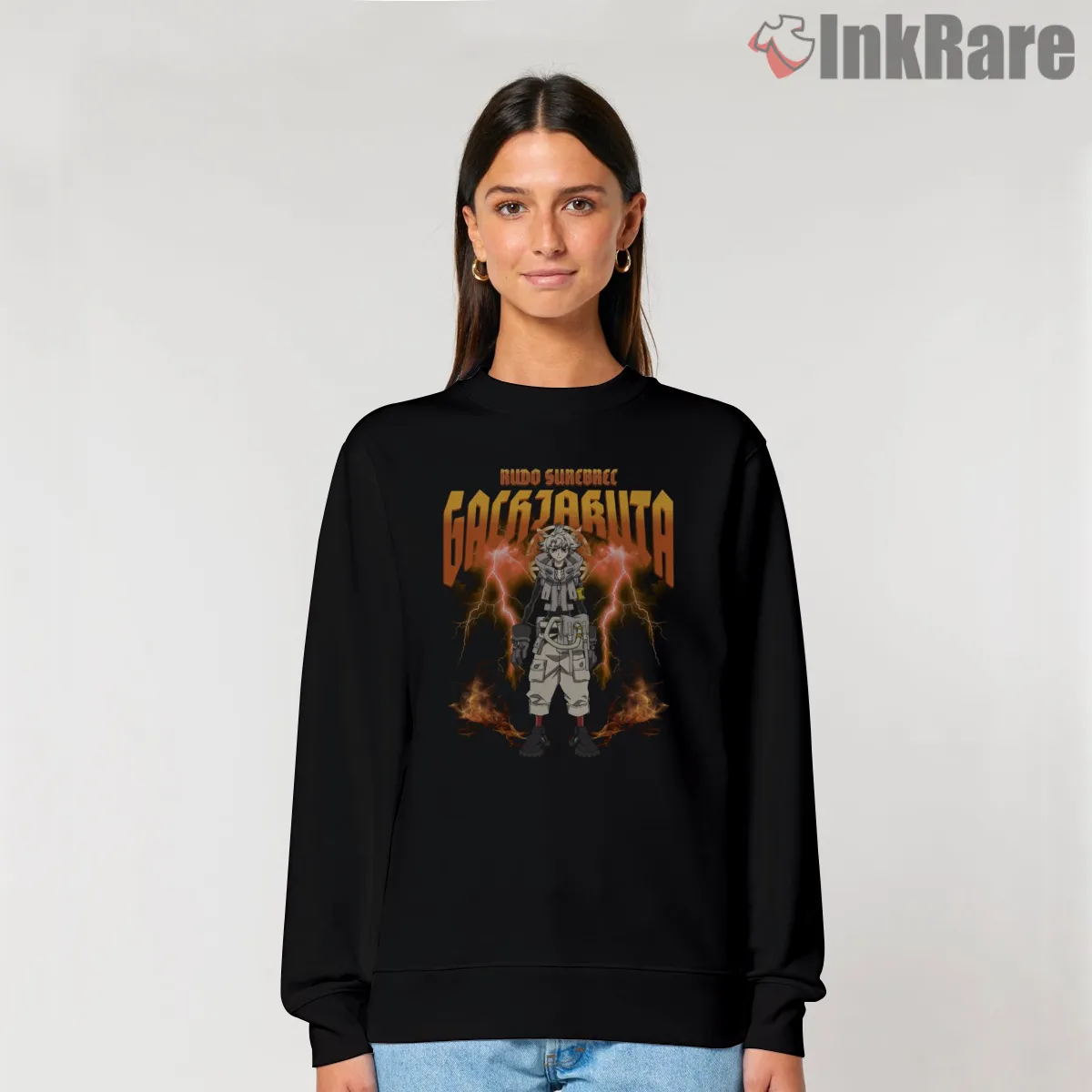 Rudo Lightning Power Street Anime Gachiakuta Shirt on graphic shirt for women graphic tee