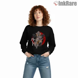 Rudo Red Moon Power Stance Gachiakuta Shirt on graphic shirt for women graphic tee