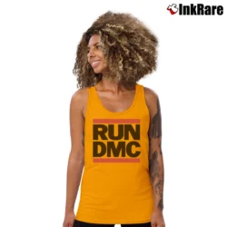 Women’s Run Dmc Tank Top in orange | Lightweight, Movement-Friendly