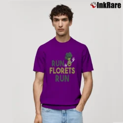 Men’s Run Florets Run Broccoli Vegan Vegetarian Funny Classic T-Shirt in purple | Soft, Breathable Everyday Wear