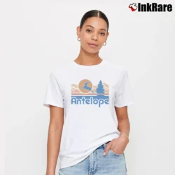 Women’s Run Like An Antelope Mountain Signature T-Shirt in white | Soft, Flattering Fit