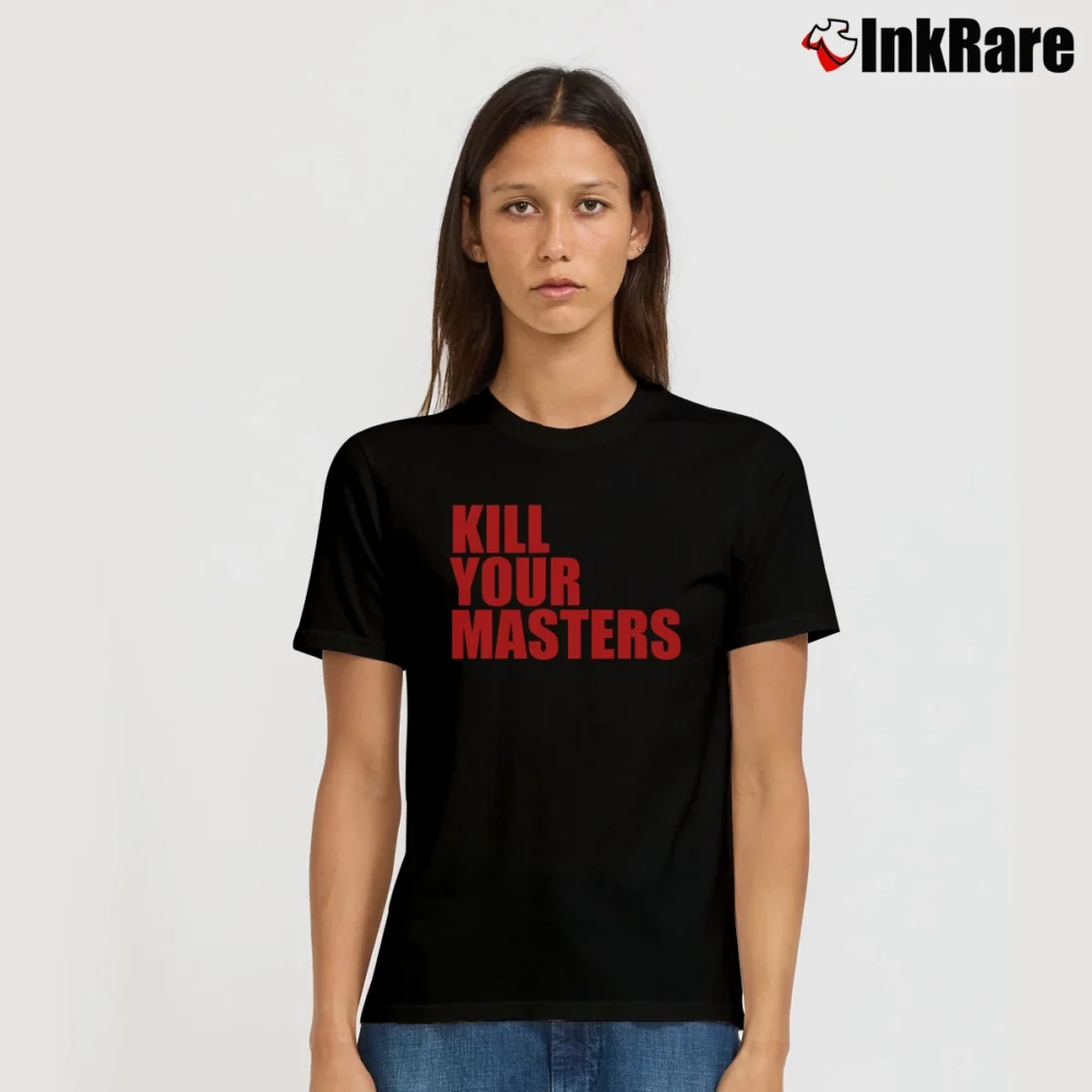 Women’s Run The Jewels Kill Your Masters Band Signature T-Shirt in black | Soft, Flattering Fit