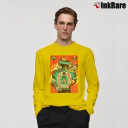 Men’s Run The Jewels Panther RTJ Music Long-Sleeve Shirt in yellow | Sleek, Lightweight, Year-Round Wear