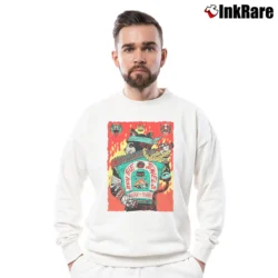 Men’s Run The Jewels Panther RTJ Music Crewneck Sweatshirt in white | Cozy Fabric, Clean Style