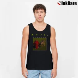 Men’s rush band signals distressed progressive rock Tank Top in black | Breathable, Active-Friendly Design